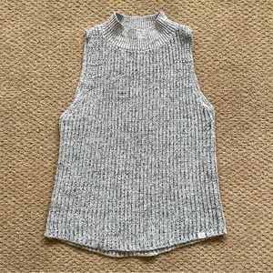 Sleeveless Knit Turtleneck